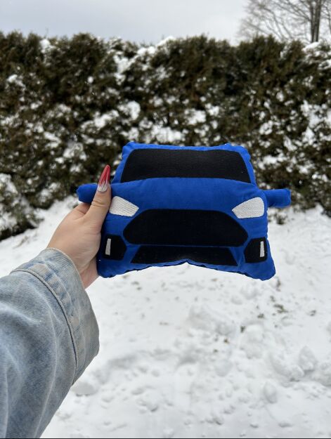 Mała poduszka Ford Focus RS- Navy blue