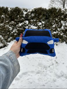 Mała poduszka Ford Focus RS- Navy blue