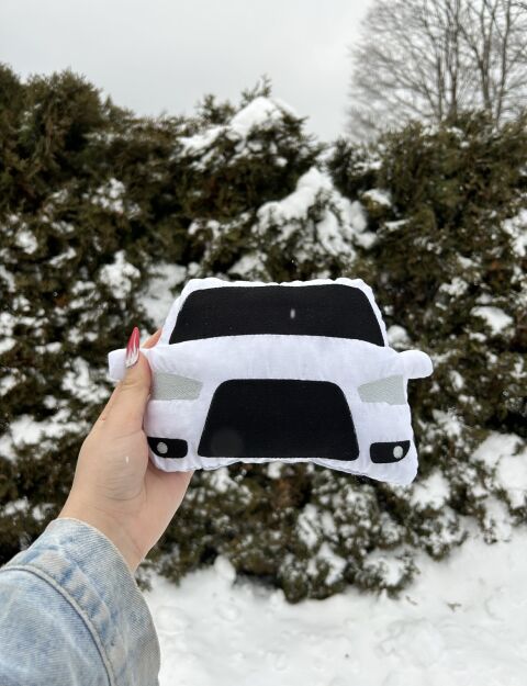 Mała poduszka Mitsubishi Lancer Evo X- White