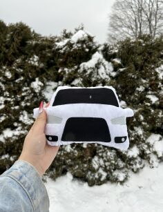 Mała poduszka Mitsubishi Lancer Evo X- White