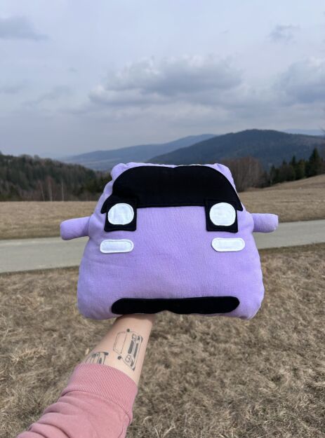 Duża poduszka Mazda MX5 NA- Purple