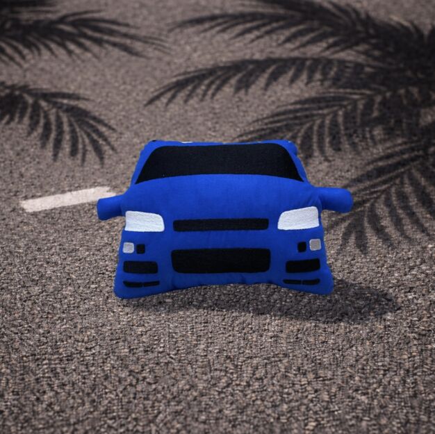Mała poduszka Nissan R34- Navy blue