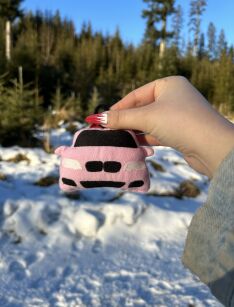 Breloczek BMW e46- Pastel pink