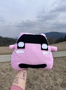 Duża poduszka Mazda MX5 NA- Light pink