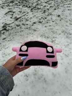 Mała poduszka Mazda Mx5 NA- Pastel pink