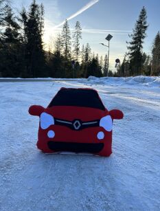 Duża poduszka Renault Twingo- Red