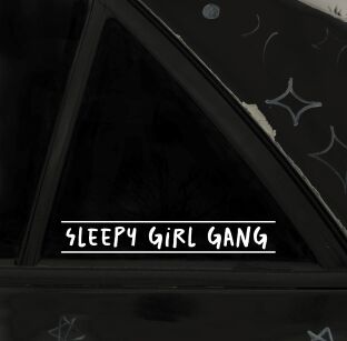 Naklejka- Sleepy girl gang