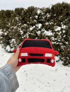 Mała poduszka Mitsubishi Lancer Evo 4- Red
