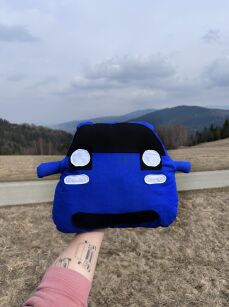 Duża poduszka Mazda MX5 NA- Navy blue