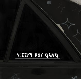 Naklejka- Sleepy boy gang